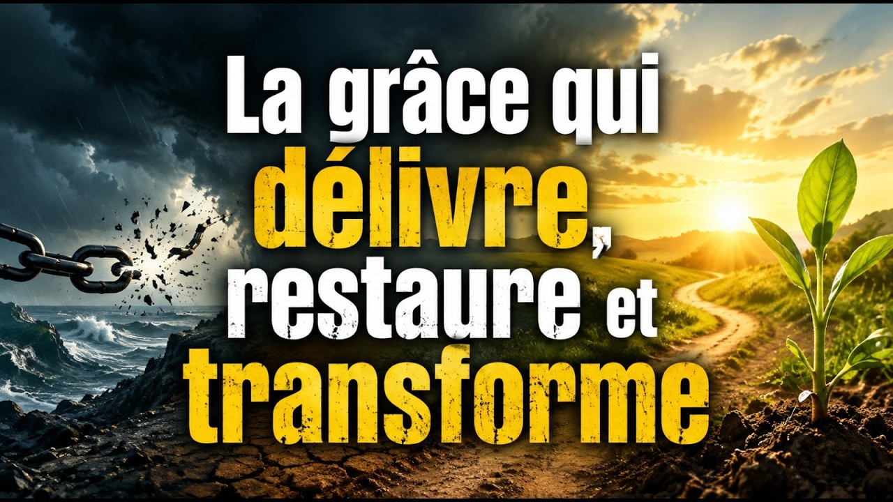 La grâce qui délivre, restaure et transforme.